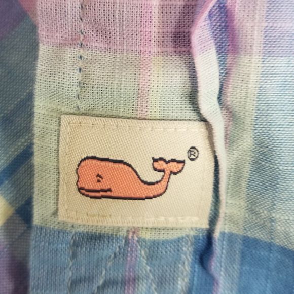 Vineyard Vines Classic Fit Murray Shirt Mens L Short Sleeve Button Down Plaid - Picture 4 of 6